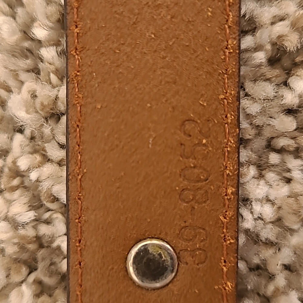Cognac Colored Concho Western Belt Made With Genuine Leather Size L/ 40" - Picture 5 of 8